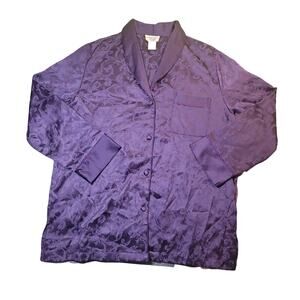 Vintage Amanda Stewart Pajama Top – Women’s M – Purple, EUC